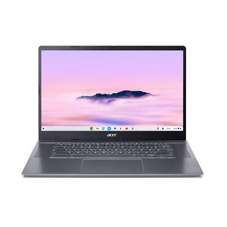 Acer Chromebook Plus 515 (CB515-2H) open, showing the 15.6-inch display and full-size keyboard
